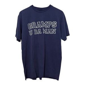 TSI “Gramps U Da Man” Cotton Navy T-Shirt Men’s Large Y2K Casual Grandpacore